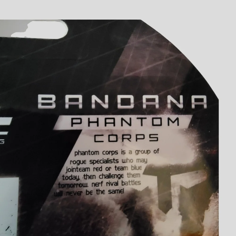 NEW Nerf Rival Phantom Corps White Bandana Precision Battling T02